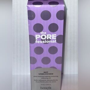 POREfessional Get Unblocked pore-clearing makeup removing cleansing oil-Benefit